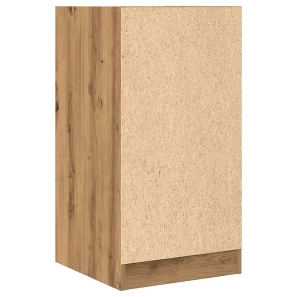 apotekerskab 40x41x77,5 cm konstrueret træ egetræsfarve