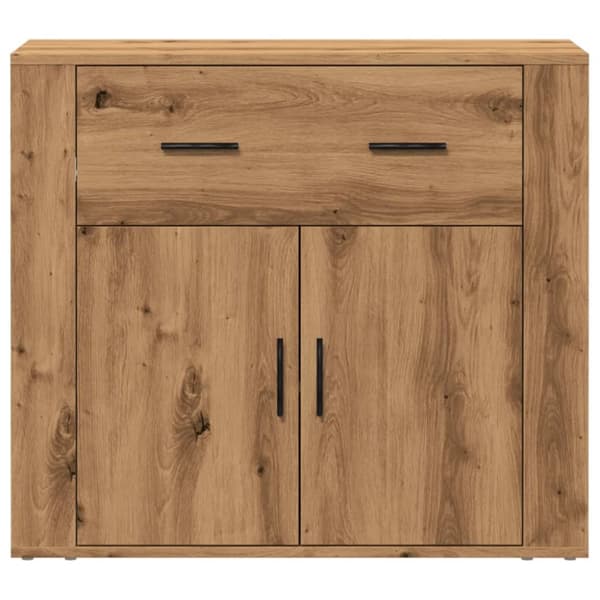 Skänk ek 80x33x70 cm konstruerat trä