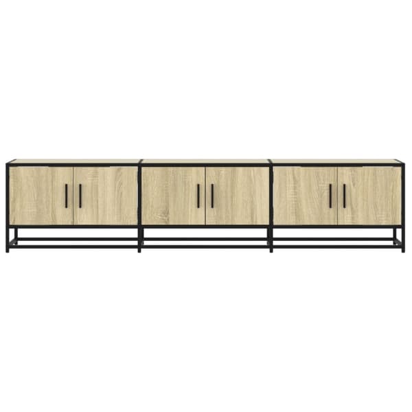 tv-bord 180x35x41 cm konstrueret træ sonoma-eg