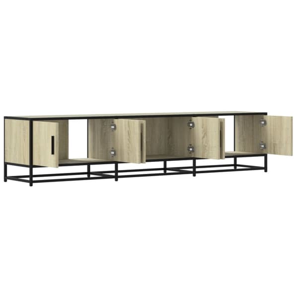 tv-bord 180x35x41 cm konstrueret træ sonoma-eg