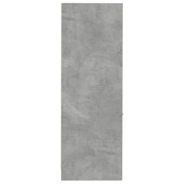 Apteekkarinkaappi betoninharmaa 30x41x118 cm tekninen puu