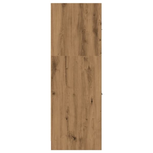 udtræksskab 40x41x118 cm konstrueret træ sonoma-eg