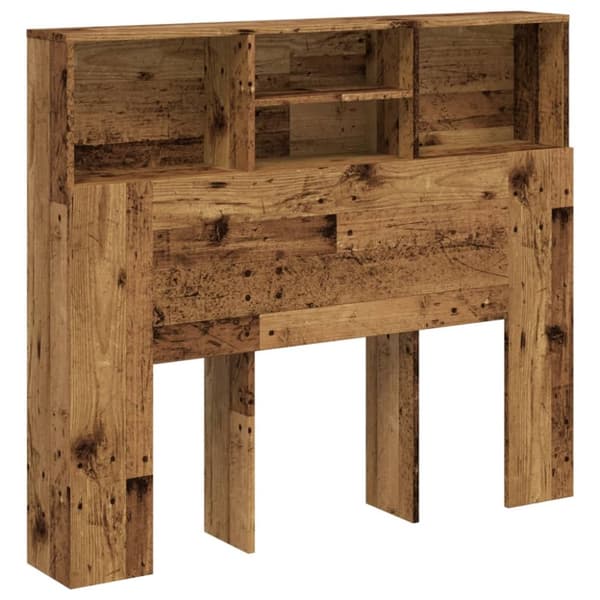 Päätylevykaappi vanha puu 120x19x103,5 cm tekninen puu