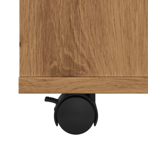 rullebord 60x53x72 cm konstrueret træ kunsteg