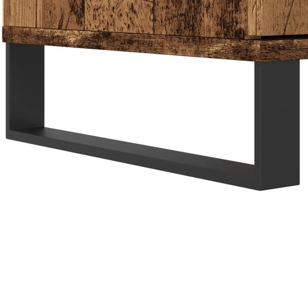 skab 60x36x110 cm konstrueret træ gammelt træ-look