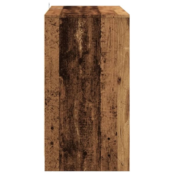 skænk 70x41x75 cm konstrueret træ antikt trælook