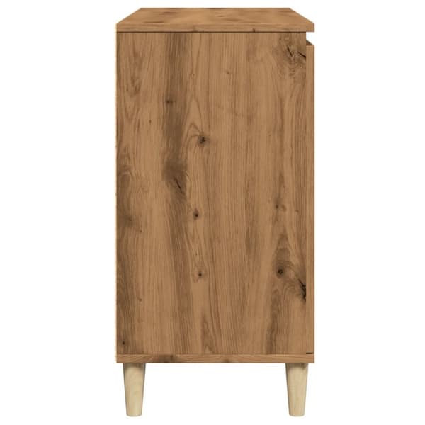 skænk 102x35x70 cm konstrueret træ kunsteg