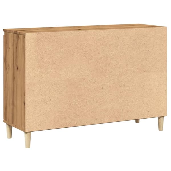 skænk 102x35x70 cm konstrueret træ kunsteg