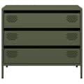 Pikkukuva 5 / 10: -kaappi oliivi 68x39x58,5 cm kylmävalssattua terästä