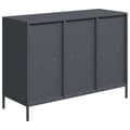 Pikkukuva 7 / 10: Kaappi Antrasiitti 101,5x39x73,5 cm kylmävalssattua terästä