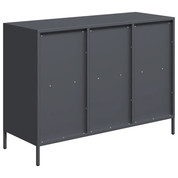 Kaappi Antrasiitti 101,5x39x73,5 cm kylmävalssattua terästä