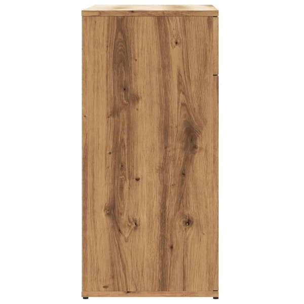 skænk 80x36x75 cm konstrueret træ artisan eg