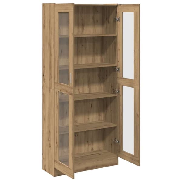 skab 82,5x30,5x185 cm konstrueret træ kunsteg