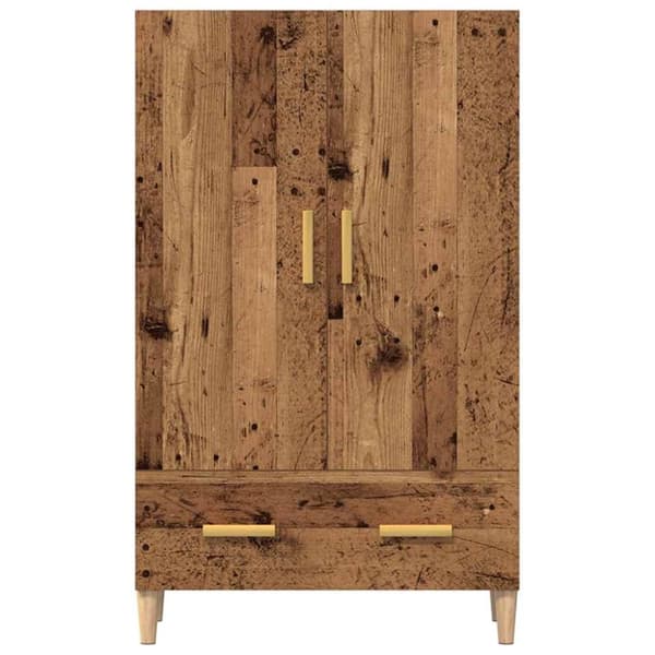 skab 70x31x115 cm konstrueret træ gammelt træ