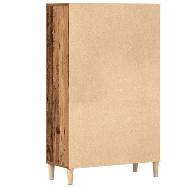 skab 70x31x115 cm konstrueret træ gammelt træ