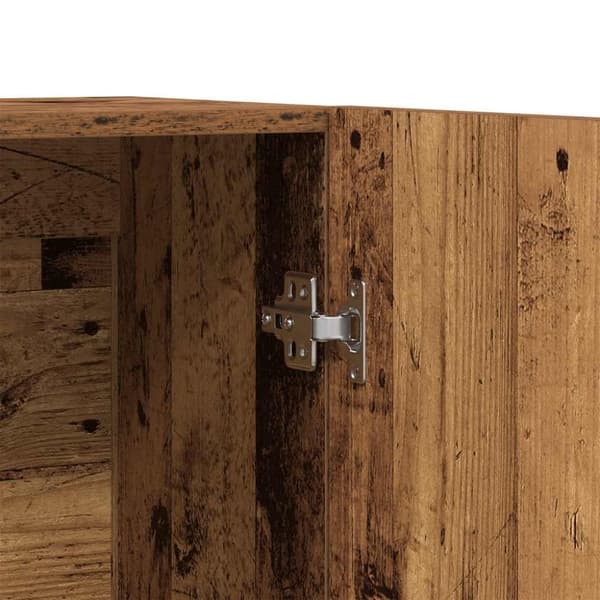 skab 70x31x115 cm konstrueret træ gammelt træ