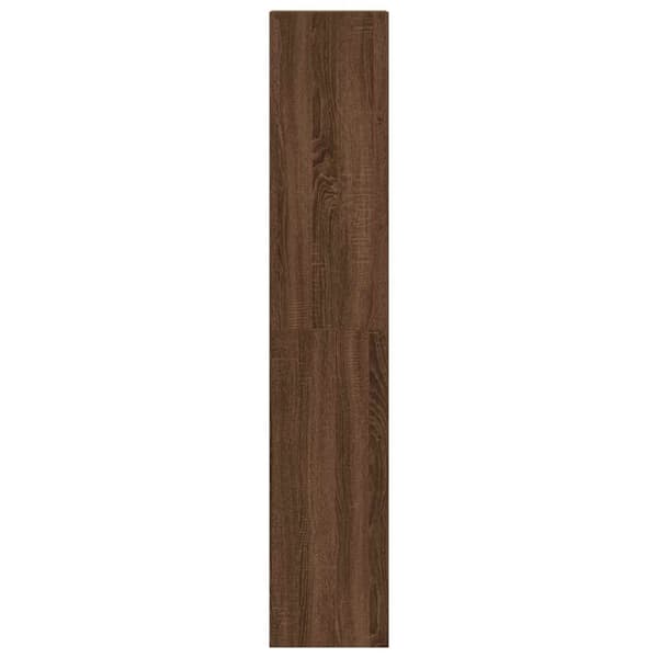 bogreoler stabelbare 2 stk. 30x30x80 cm brun egetræsfarve