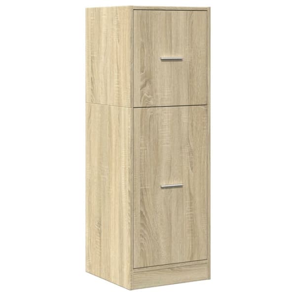 Apoteksskåp sonoma-ek 40x41x118 cm konstruerat trä