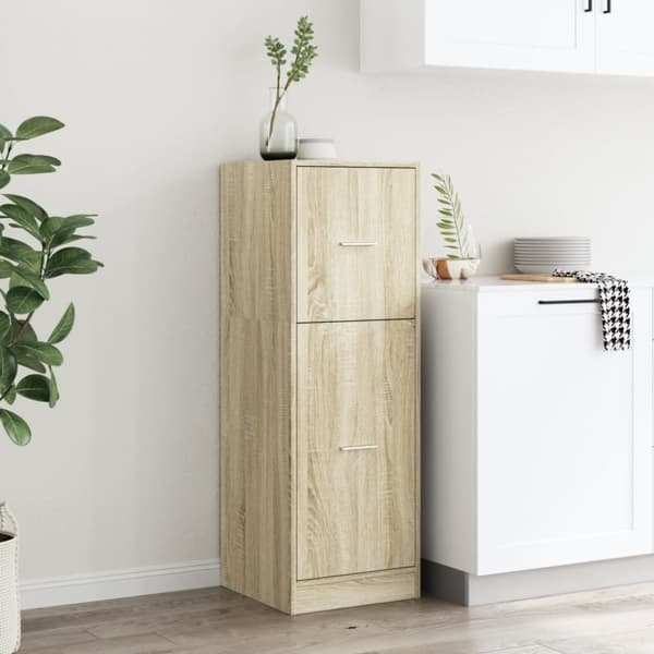 Apoteksskåp sonoma-ek 40x41x118 cm konstruerat trä