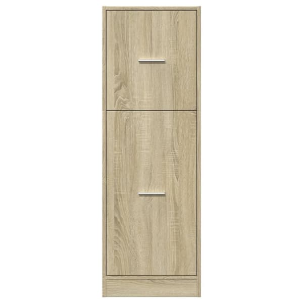 Apoteksskåp sonoma-ek 40x41x118 cm konstruerat trä