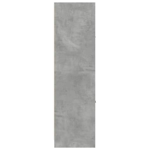 apotekerskab 40x41x144,5 cm konstrueret træ betongrå