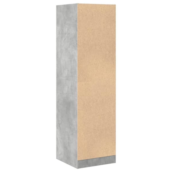 apotekerskab 40x41x144,5 cm konstrueret træ betongrå