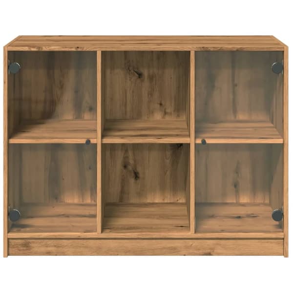 skænk 102x37x75,5 cm konstrueret træ kunsteg
