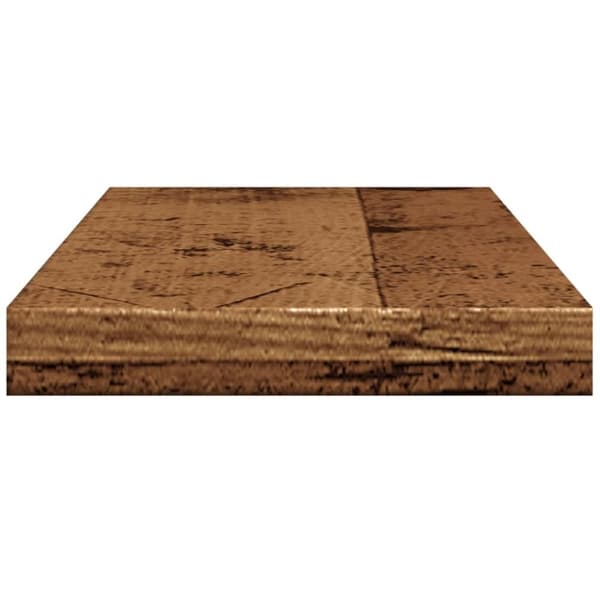 Vägghyllor 4 st åldrat trä 40x10x1,5 cm konstruerat trä