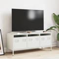 Miniatyrbillede 3 af 10: tv-bord 101,5x39x43,5 cm koldvalset stål hvid
