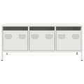 Miniatyrbillede 4 af 10: tv-bord 101,5x39x43,5 cm koldvalset stål hvid