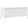 Miniatyrbillede 7 af 10: tv-bord 101,5x39x43,5 cm koldvalset stål hvid