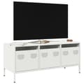 Miniatyrbillede 1 af 10: tv-bord 101,5x39x43,5 cm koldvalset stål hvid