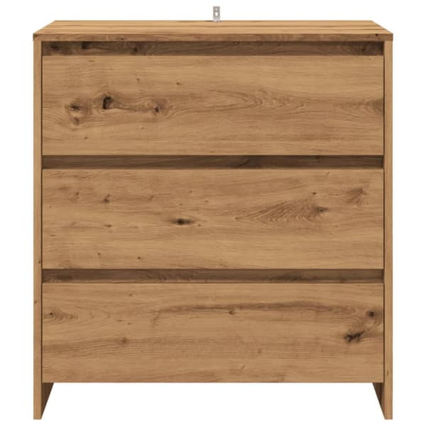 skænk 70x41x75 cm konstrueret træ kunsteg