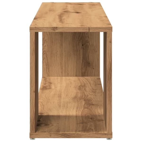 Tv-bänk artisan ek 100x24x32 cm konstruerat trä