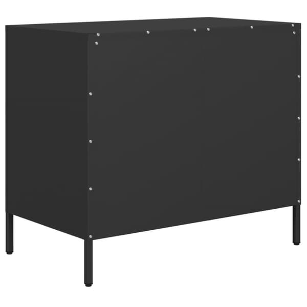 skænk 68x39x58,5 cm koldvalset stål sort