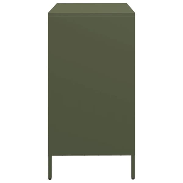 skab 68x39x73,5 cm koldvalset stål olivengrøn