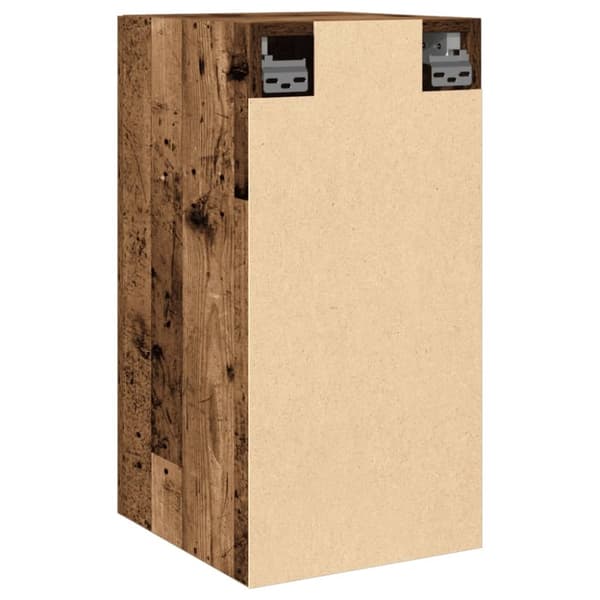 TV-skåp 2 st åldrat trä 30,5x30x60 cm konstruerat trä