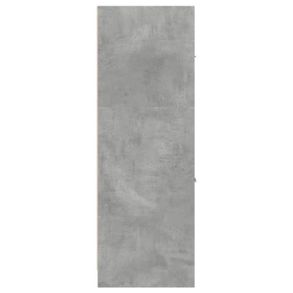 apotekerskab 40x41x118 cm konstrueret træ betongrå