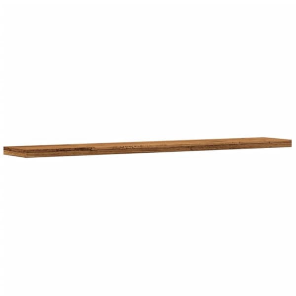 Hyllplan 4 st åldrat trä 60x10x1,5 cm konstruerat trä
