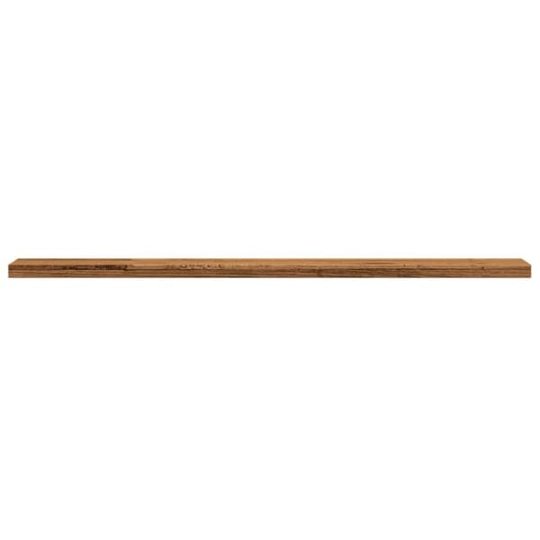 væghylder 4 stk. 60x20x1,5 cm konstrueret træ antikt trælook