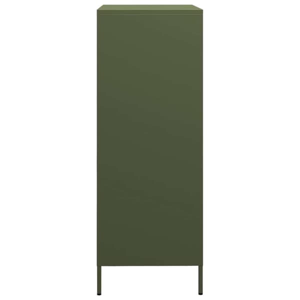 skab 68x39x101,5 cm stål olivengrøn