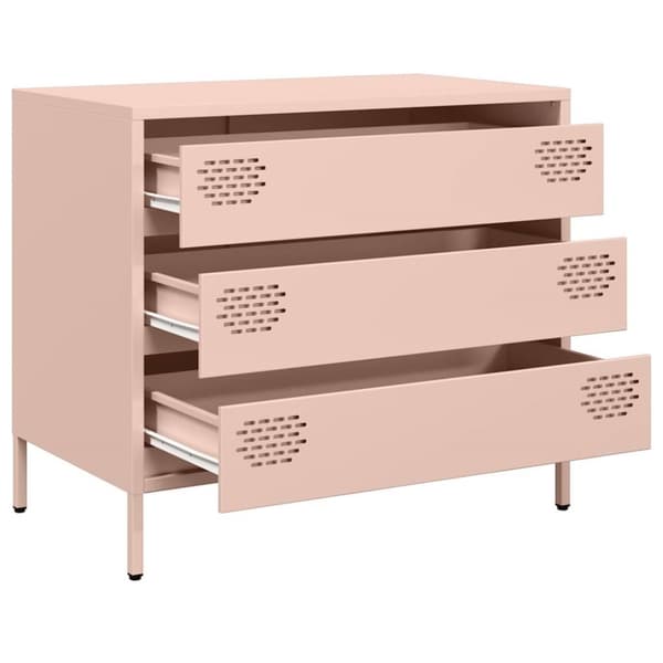 Kaappi Pinkki 68x39x58,5 cm Kylmävalssattu teräs
