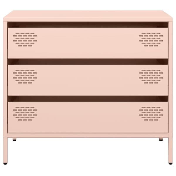 Kaappi Pinkki 68x39x58,5 cm Kylmävalssattu teräs