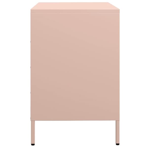 Kaappi Pinkki 68x39x58,5 cm Kylmävalssattu teräs