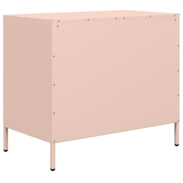 Kaappi Pinkki 68x39x58,5 cm Kylmävalssattu teräs