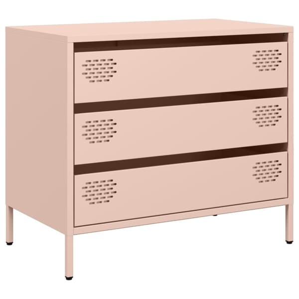Kaappi Pinkki 68x39x58,5 cm Kylmävalssattu teräs