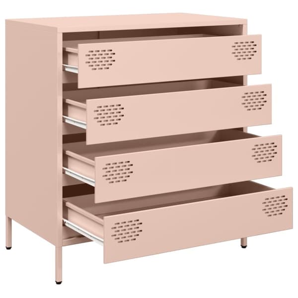 skab 68x39x73,5 cm koldvalset stål lyserød