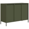 Pikkukuva 7 / 10: -kaappi oliivi 101,5x39x73,5 cm kylmävalssattua terästä