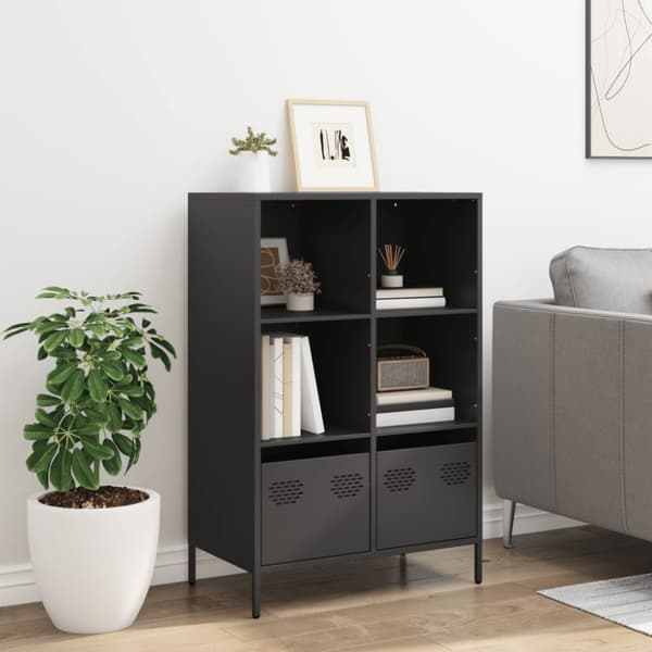 skab 68x39x103,5 cm stål sort