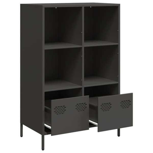 skab 68x39x103,5 cm stål sort